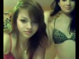 Two sexy teens stripping on Chaturbate