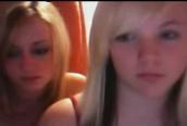 Two blonde teens flashing tits on Tinychat, stickam videos 