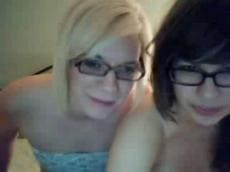 Dorm room lesbians on webcam