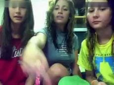 3 teens flashing on Stickam, stickam videos 