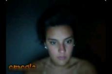 Tanned girl rubbing on Omegle, stickam videos 