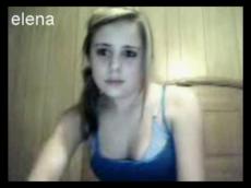 Elena rubbing and fingering on Tinychat Younow