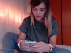 Stunning teen flashing on Streamate webcam
