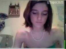 Stickam 18yo girl stripping in live chat