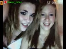 Stickam girl Renee and friends