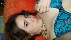 Pretty girl with small tits masturbates till orgasm